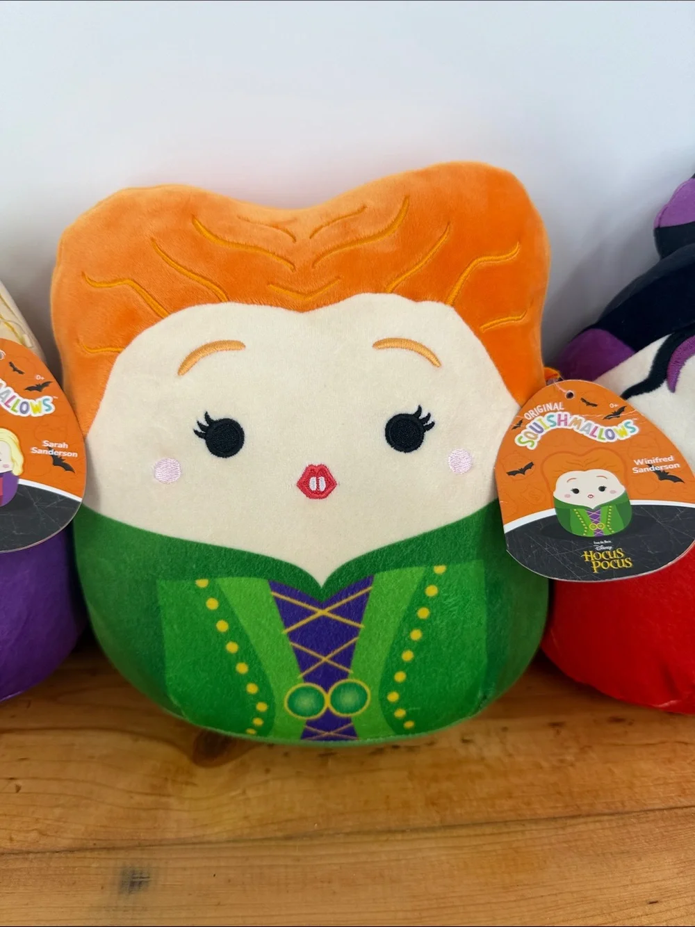 NWT Disney Hocus Pocus Squishmallows 9” Sanderson Sisters Halloween Set of 3